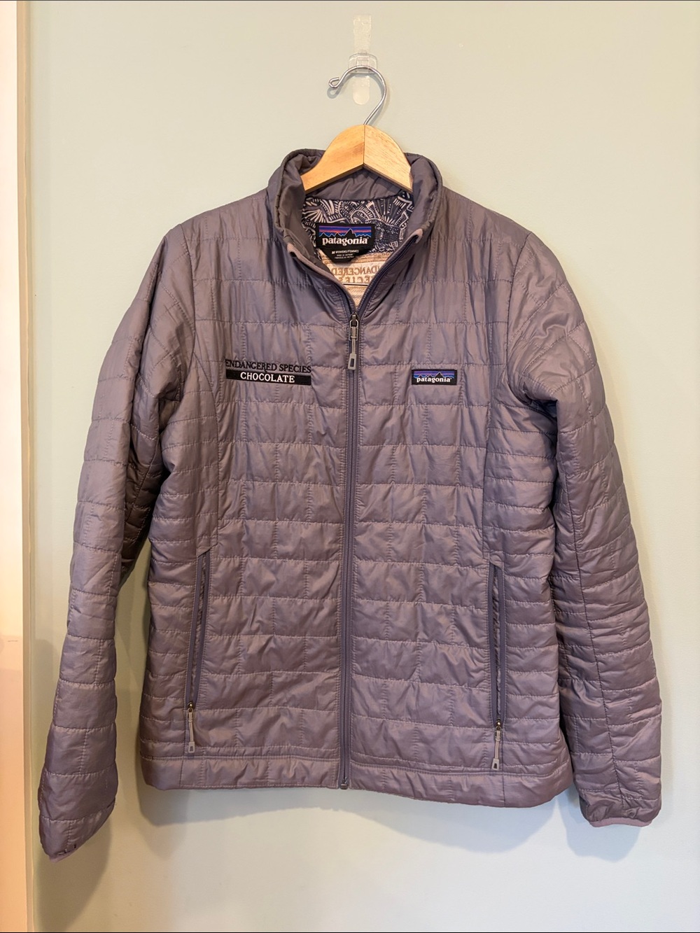 Patagonia Quilted Insulated Puffer Jacket — Gray